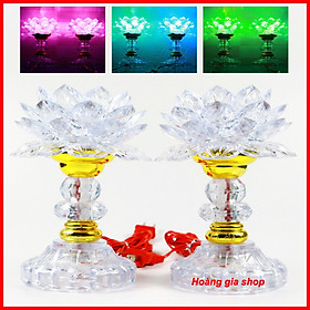 Mua Bộ 02 đèn thờ đổi 7 màu - chất lượng ánh sáng cao sang trọng và tiện nghi ( đèn thờ cúng )