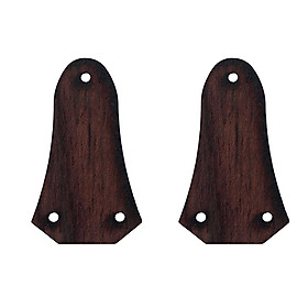 2 Pieces Rosewood Guitar Replacement Truss Rod Covers Musical Instrument Parts