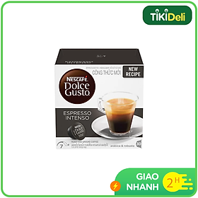 BÁO GIÁ Cà Phê Intenso | Shopee Lazada Sendo Tiki mới nhất 12 Hộp 16 Viên Nén Cà Phê Rang Xay Nescafe Dolce Gusto - Espresso Intenso (96g)