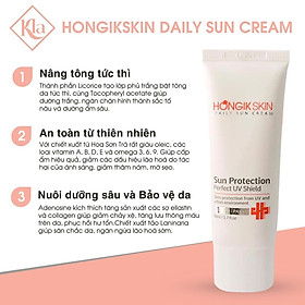 Kem chống nắng HONGIK SKIN  Daily Sun Cream