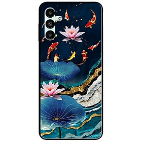 Ốp lưng dành cho samsung a13 5g - samsung a33 5g - sen hồng và koi