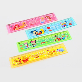 COMBO 10 CÂY THƯỚC KẺ NHIỀU HÌNH DỄ THƯƠNG 15CM
