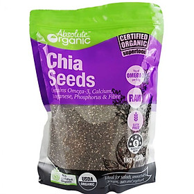 Hình ảnh Túi Hạt Chia Tím Organic Úc (1kg)