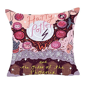 Mua Áo Gối Bằng Vải Lanh / Cotton Với Họa Tiết Theo Phong Cách Harry Potter Dùng Trong Trang Trí Nhà