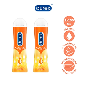 Bộ Gel Bôi Trơn Durex Warming 2 Chai 100ml ( New )
