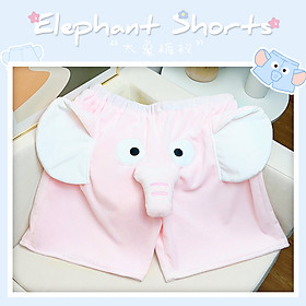 Quần ngắn con voi dáng rộng, quần đùi du lịch short nam nữ, quần dumpo unisex, mùa đông , quần mặc tết vui nhộn nhóm