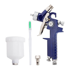 Mini HVLP Paint Sprayer with 1.0mm Nozzle Air Sprayer Airbrush Kit Touch-Up Paint Spraying Tool Gravity-Feed Air Brush