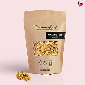 Luxe - Hạt Óc chó tươi - 500gram - Giàu Omega-3, Clean Eating, Tăng hệ miễn dịch, Tốt cho tim mạch