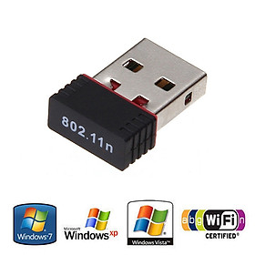 Mua USB Thu Wifi 150Mbps Chuẩn 802.11n Cho Máy Tính Có Anten - Hàng Chính Hãng