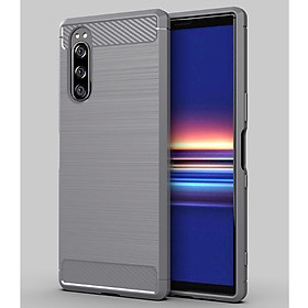 Ốp lưng chống sốc Vân Sợi Carbon cho Sony Xperia 5
