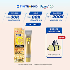 Tinh chất vitamin C dưỡng trắng, mờ thâm cao cấp Melano CC Premium Whitening Essence 20ml