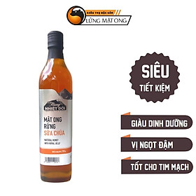 Mật ong rừng sữa chúa – Rừng Nhiệt Đới chai 730g có vị ngọt đậm thơm hương sữa ong chúa