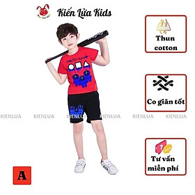 Quần áo trẻ em béo phì bé trai Quid Games từ 23-60kg - chất thun cotton 4 chiều