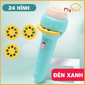 Đèn pin đồ chơi chiếu 24 - 56 hình con vật kể chuyện cho bé.