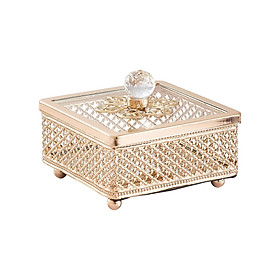 Luxury Jewelry Box Women Jewellery Storage Case for Lady Home Decor Bathroom