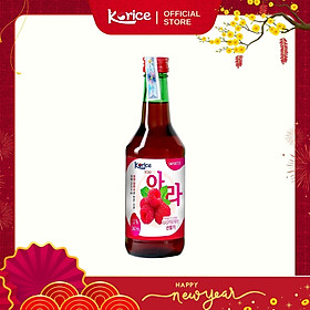 Rượu Soju Korice hương Phúc Bồn Tử 12% 360ml