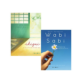 Combo 2 Cuốn: Ikigai - Đi Tìm Lý Do Thức Dậy Mỗi Sáng + Wabi Sabi Thương Những Điều Không Hoàn Hảo