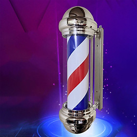 Hair Salon Sign LED Open Strips Indoor Neon Signs Rotating Barber Pole Light