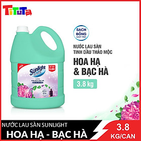 Nước lau sàn Sunlight Hương Hoa Diên Vỹ 3.8L