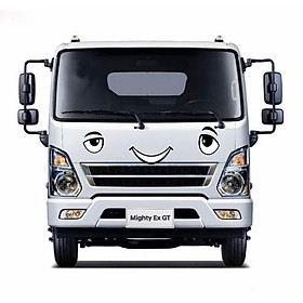 Tem đầu xe tải, decal đôi mắt, nhãn dán xe Suzuki, xe bán tải, xe Huyndai SM-06
