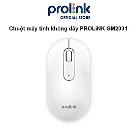 Chuột máy tính không dây PROLiNK GM2001 chống ồn, kháng khuẩn, độ nhạy cao, tiết kiệm pin dành cho PC, Laptop - Hàng chính hãng