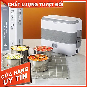 Hộp Cơm Văn Phòng 2 Tầng Cắm Điện