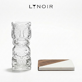 Ly Thủy Tinh Tiki - Stacked Totem | 250ml | [LYNOIR_LY094