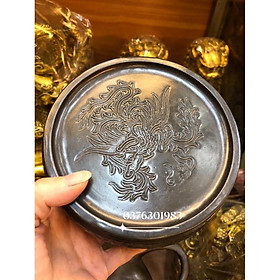 Mua cơi chầu bằng đồng giả cổ đường kính 14cm