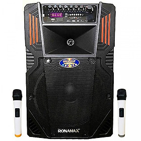 Loa kẹo kéo karaoke bluetooth Ronamax F12 - Hàng chính hãng