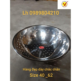 Mua Rổ inox  rổ rửa rau rổ úp bát đũa  hàng inox dày dặn bóng đẹp đủ size 40_62