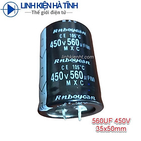 Mua Tụ nguồn máy hàn 560uf 450V 560uf mới 35x50mm