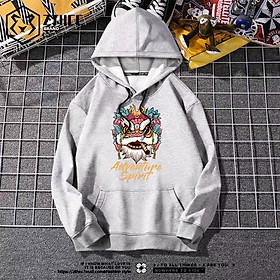 Áo hoodie form rộng in hình cá tính nhiều màu, Áo Hoodie Dáng Rộng In Hình Kỳ Lân Phong Cách Hàn Quốc Năng Động, Áo khoác hoodie CONXINH hình in Con Lân thời trang