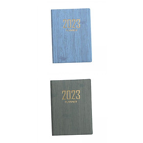 2x Monthly Planner 2023 Journal A7 Notebook Planner Notepad Project Planning