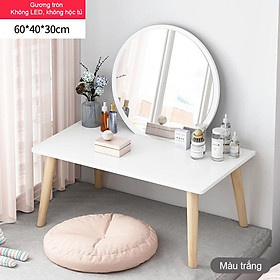 Mua Bàn phấn  bàn trang điểm ngồi bệt có hộc tủ chứa đồ phù hợp cho không gian hẹp  tích hợp đèn LED có nút cảm ứng thông minh