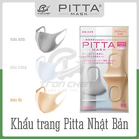 Khẩu Trang Pitta Nhật Bản Small Chic - Gói 3 cái (mẫu mới 2020)