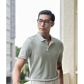 Áo thun Polo nam cotton sọc gân form fitted  - 10S22POL046 | LASTORE MENSWEAR