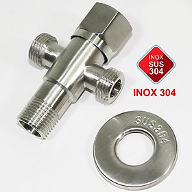 Mua (XẢ KHOVan T cầu   t cầu. Giảm áp chia bồn cầu Inox SUS 304 Van T Chia Nước cho vòi xịt vệ sinh và bồn cầu inox