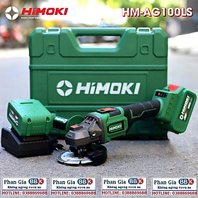 Mua Máy Mài Pin HIMOKI 21V Không Chổi Than - Máy Cắt Cầm Tay Pin 10 Cell - HÀNG CHÍNH HÃNG