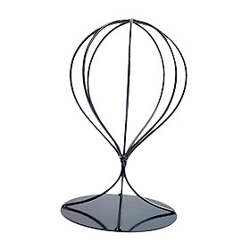 Hat Rack Caps Holder Stable Base Metal Frame Space Saver Freestanding Black Hat Stand for Home Exhibitions Supermarkets Closet Showcases