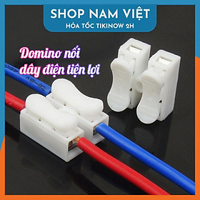 Mua Domino Nối Dây Điện Nhanh  Cút Nối Dây 2 Đầu Cách Điện CH-2 - Hàng Chính Hãng