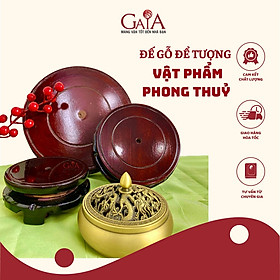 Mua  Nhiều size  Đôn gỗ  đế gỗ  đế xoay đặt tượng thờ  vật phẩm phong thủy  bát tụ bảo