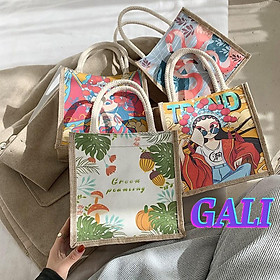 Túi cói mini thời trang dễ thương tiện lợi nhiều màu giá rẻ GL5