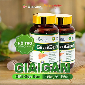 Viên uống giải độc, tăng cường chức năng gan GiaiGan, giúp giải độc gan hiệu quả với Công thức độc quyền từ Viện R.I.F.F