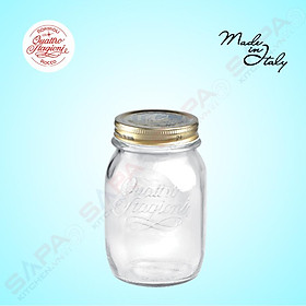 Mua Hũ thủy tinh nắp vặn Quattro 500ml - Bormioli Rocco - Italy