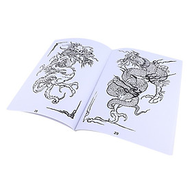 49 Pages A4 Oriental Dragon Tattoo Sketch Book Tattoo Design Tattoo Supply