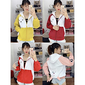 < FREESHIP > Áo khoác kaki lót dù nữ y hình bao đẹp bao chất y hình