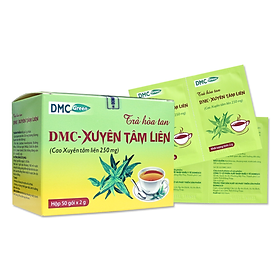 Trà Hòa Tan DMC - XUYÊN TÂM LIÊN Domesco Hỗ Trợ Giảm Ho, Đau Rát Họng