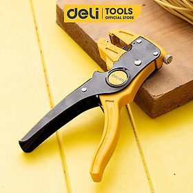 Kìm Tuốt Dây Điện Mỏ Quạ Đa Năng Deli 0.5-6mm