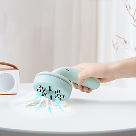 Máy Hút Bụi Văn Phòng Mini Không Dây - Pin Sạc USB Tiện Lợi