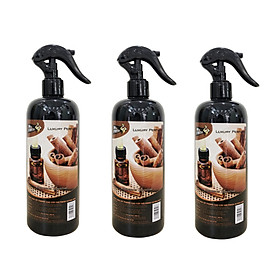 Bộ 3 chai nước hoa xịt phòng cao cấp Mr Fresh 500ml - khử mùi phòng, ẩm mốc, hạn chế côn trùng ruồi muỗi